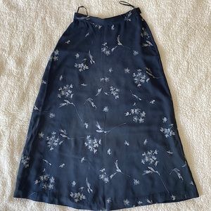 Jones New York maxi silk skirt